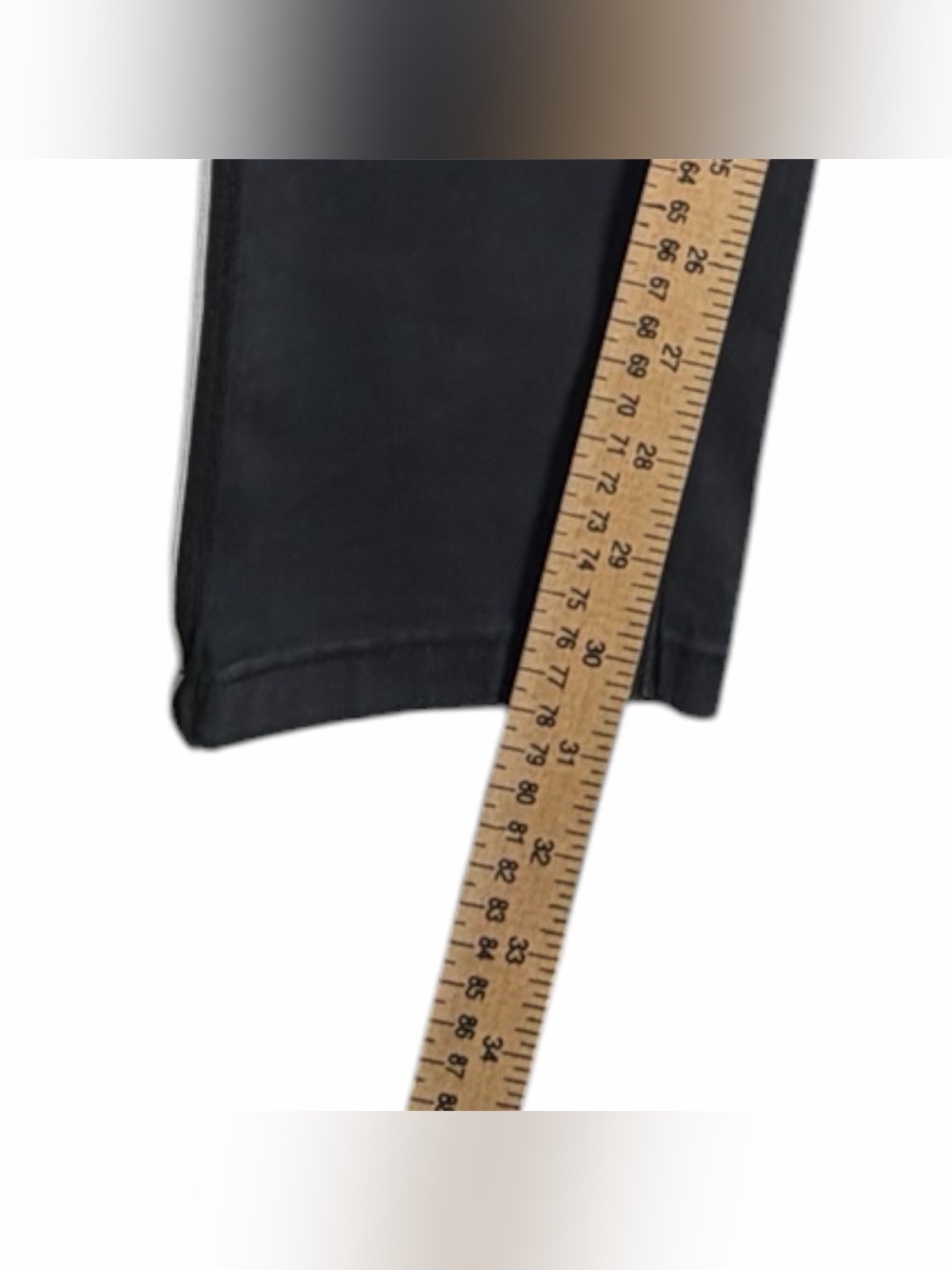 Nena & Pasadena NXP Men's Black Pants Size 32 Leg White Stripe - Picture 4 of 4